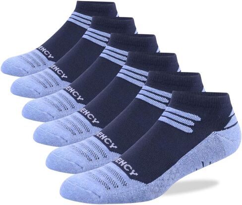 6 Pack Men's Ankle Athletic Socks Low Cut Breathable Running Tab Socks with Cushion Sole in Kuwait
