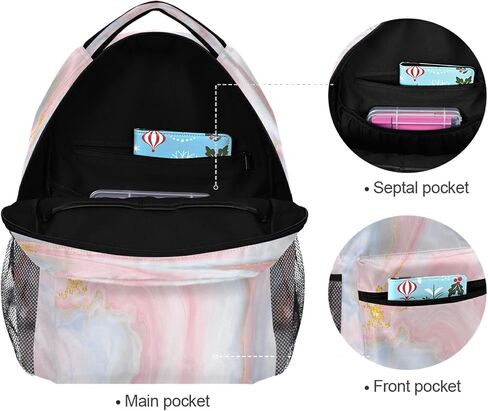 Blue Butterfly Backpack Butterflies Student School Bag Bookbag 14 inch Laptop Backpacks Travel Daypack Shoulder Bag in Kuwait