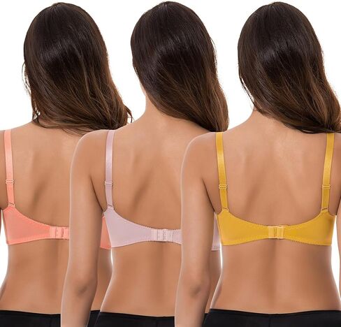حمالة صدر من الدانتيل من Curve Muse شبه شفافة وحواف صدفية (عبوة من قطعتين أو 3) in Saudi Arabia