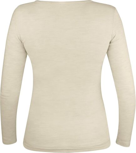 UTENOS 100% Merino Wool Ultra Soft Woman Long Sleeve Base Layer Undershirt Made in Lithuania in Saudi Arabia