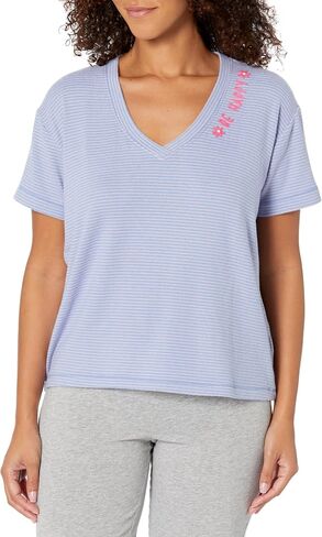 PJ Salvage Women's Loungewear Leopard is My Happy Short Sleeve T-Shirt in Saudi Arabia