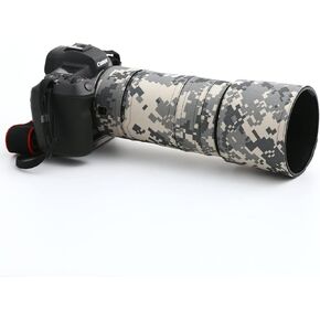 Rolanpro Waterproof Lens Cover for Canon RF 100-400mm F5.6-8 IS USM Coat Lens Protective Sleeve Case Clothing-#23 Brown Jungle Waterproof