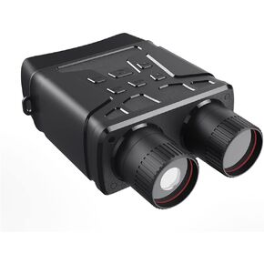 Cuisinsmart R6 5X Digital Binoculars 1080p Full Color Hd Infrared Goggles with 3800mA Rechargeable Lithium Battery for Camping Travel Black