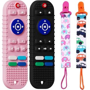 Baby Teething Toys for 0-6 Months, Montessori Toys for Babies 6-12 Months, Baby Rattles Travel Toys for 1 Year 0ld, Fine Motor Skills Toys Gifts for Boys & Girls…