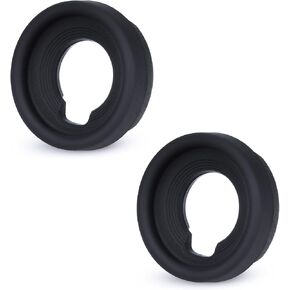 2 Pack Soft Silicone Camera Viewfinder Eyepiece Eye Cup for Fujifilm Fuji GFX100 II GFX100 GFX100S GFX50S II GFX 50S X-H2S X-H2 X-H1 X-T5 X-T4 X-T3 X-T2 X-T1, Replace Fujifilm EC-GFX Eye Cup