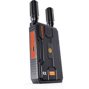 (Only RX) Wireless HDMI 4K,Ultra-Long Range Plug and Play, 2.4/5G Wireless Video Transmission System for Streaming Camera Video/Audio from Laptop/PC toHDTV/Projector/Video Monitor