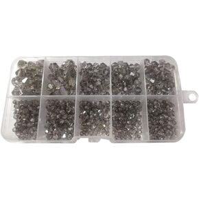 900 قطعة من الخرز الزجاجي الكريستالي الشفاف من Gocelyn، خرز كريستال رونديل، لوازم متنوعة، خرز فضفاض لصنع المجوهرات، نتائج الأساور والمعلقات (2 مم، 3 مم، 4 مم، 5 مم، 6 مم، 8 مم) in Kuwait