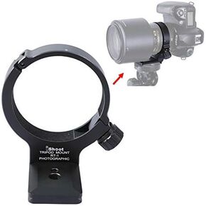 iShoot Tripod Mount Ring RT-1, 68mm All-metal Lens Collar Support for Nikon AF-S NIKKOR 300mm f/4E PF ED VR and Nikon AF-S NIKKOR 70-200mm f/4G ED VR Lens, Built-in Arca-Swiss Type Quick Release Plate