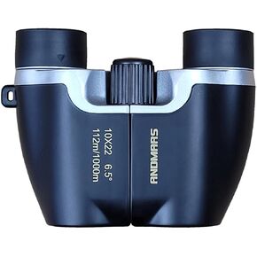 10x22 Binoculars for Adults and Kids, Large View Compact Binoculars, Easy Focus Small Binoculars for Bird Watching Outdoor Travel Sightseeing Concert Hunting Hiking (Black)