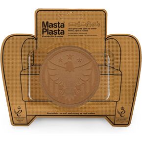 MastaPlasta Instant Self-Adhesive Premium Suede and Velvet Repair Patch. Beige Suede Eagle 3-INCH Diameter (8cm). Upholstery Quality Patches for Sofas, Car Interiors, Bags, Jackets & More