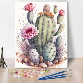 TUMOVO Paint by Numbers for Adults Beginner Jellyfish Paint-by-Numbers Wild Marine Animals Paint by Number Kits DIY Paint by Numbers Adult Paint by Number Kits on Canvas Home Decor, 16 x20 Inch