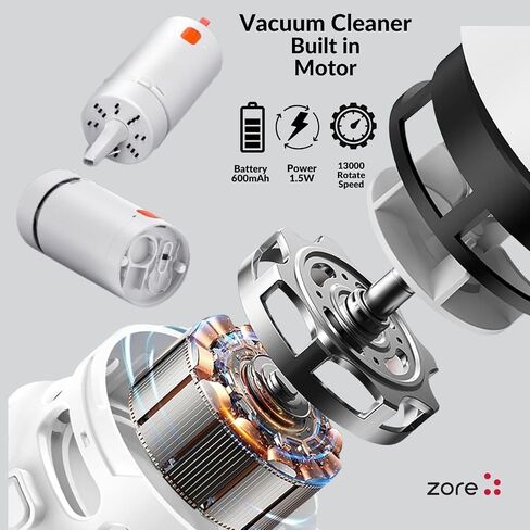 Zore Automatic Keyboard Cleaner w/Mini Vacuum, 21 in1 Electronic Cleaning Kit for Airpods, iPhone, Phone, Earbuds, Laptop, Computer, Camera, Charging Port & Screen, Phone Cleaner (Multi Tool) in Saudi Arabia