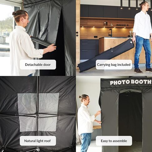 كشك الصور | خيمة كشك الصور المحمولة للمناسبات | نظام كابينة تصوير الزفاف | Photobooth للصور الاحترافية | فوتو بوث 360 | غرفة مظلمة صور بوث | يطفو على السطح استوديو الصور in Kuwait