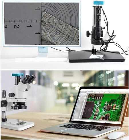 Full HD 34MP 2K 1080P HDMI USB Lab Industrial Microscope Camera with Remote Control in Kuwait