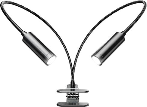 TOMLOV المجهر الرقمي معقوفة LED ملء الأضواء، 6 واط الألومنيوم الأضواء المساعدة مع التبديل عكس الضوء in Kuwait