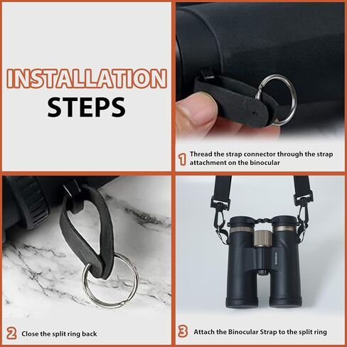 Binocular Harness X-Shaped Strap: Bino Chest Harness Suitable for All Binoculars Hunting,Hiking and Birding in Kuwait