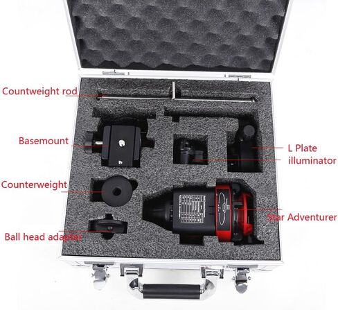 حقيبة صندوق من سبائك الألومنيوم لحقيبة حمل Sky-Watcher Star Adventurer الاستوائية in Kuwait