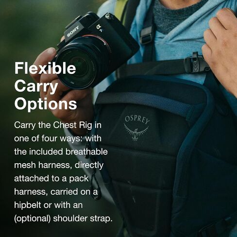 Osprey Camera Chest Rig, Charcoal Grey in Saudi Arabia
