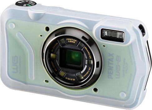 PENTAX WG-8 Green all-weather adventure camera, featuring outstanding waterproof, dustproof, shock-resistant performance, multi-application ring light for macro photography and webcam function in Saudi Arabia