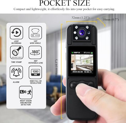 كاميرا يتم ارتداؤها على الجسم بدقة 1080 بكسل، كاميرا يمكن ارتداؤها مع عدسة قابلة للتدوير بزاوية 180 درجة واكتشاف الحركة، وكاميرا للجسم سعة 64 جيجابايت مع تسجيل صوتي وفيديو ورؤية ليلية بالأشعة تحت الحمراء للمدنيين، وسجل الخدمة، وإنفاذ القانون in Kuwait