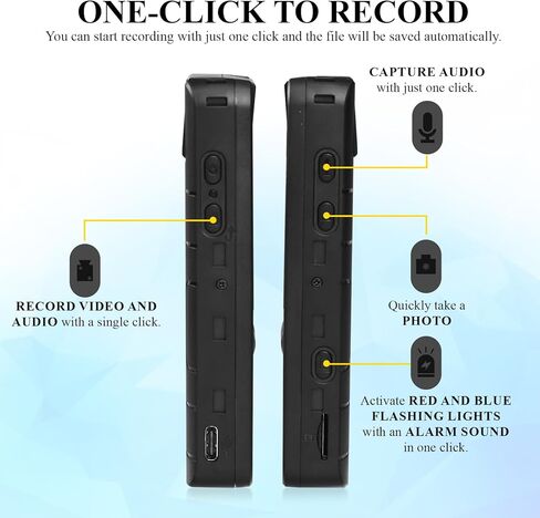 كاميرا يتم ارتداؤها على الجسم بدقة 1080 بكسل، كاميرا يمكن ارتداؤها مع عدسة قابلة للتدوير بزاوية 180 درجة واكتشاف الحركة، وكاميرا للجسم سعة 64 جيجابايت مع تسجيل صوتي وفيديو ورؤية ليلية بالأشعة تحت الحمراء للمدنيين، وسجل الخدمة، وإنفاذ القانون in Kuwait