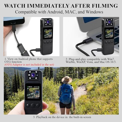 كاميرا يتم ارتداؤها على الجسم بدقة 1080 بكسل، كاميرا يمكن ارتداؤها مع عدسة قابلة للتدوير بزاوية 180 درجة واكتشاف الحركة، وكاميرا للجسم سعة 64 جيجابايت مع تسجيل صوتي وفيديو ورؤية ليلية بالأشعة تحت الحمراء للمدنيين، وسجل الخدمة، وإنفاذ القانون in Kuwait