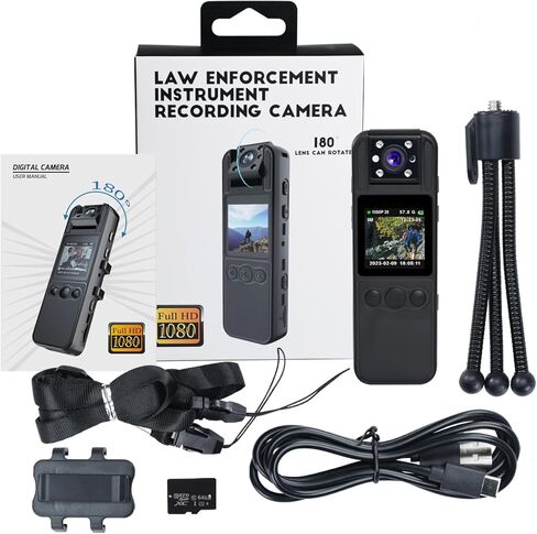 كاميرا يتم ارتداؤها على الجسم بدقة 1080 بكسل، كاميرا يمكن ارتداؤها مع عدسة قابلة للتدوير بزاوية 180 درجة واكتشاف الحركة، وكاميرا للجسم سعة 64 جيجابايت مع تسجيل صوتي وفيديو ورؤية ليلية بالأشعة تحت الحمراء للمدنيين، وسجل الخدمة، وإنفاذ القانون in Kuwait