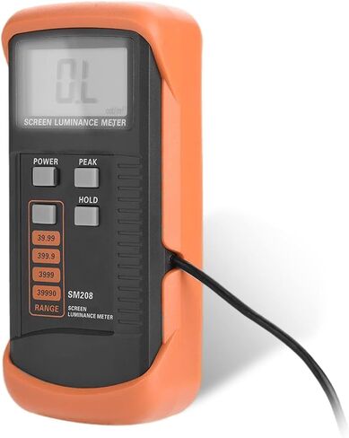 SM208 Light Meter, Portable Screen Brightness Meter, 0.01-39990 cd/m2 Luminance Meter, for Measuring The Brightness of Phone TV LCD Screen, X Rays in Saudi Arabia