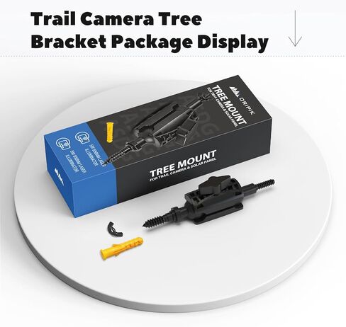 Trail Camera Mount Outdoor Hunting Camera Mounting Bracket 360° Rotating Adjustable Holder Stand for Game Trail Cam Accessory in Kuwait