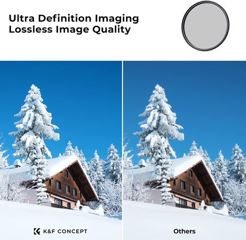 فلتر مستقطبات دائرية 105 مم، مفهوم K&F، فلتر استقطاب دائري 105 مم HD 28 طبقة، فلتر عدسة CPL متعدد الطبقات فائق النحافة (سلسلة Nano-X) in Kuwait