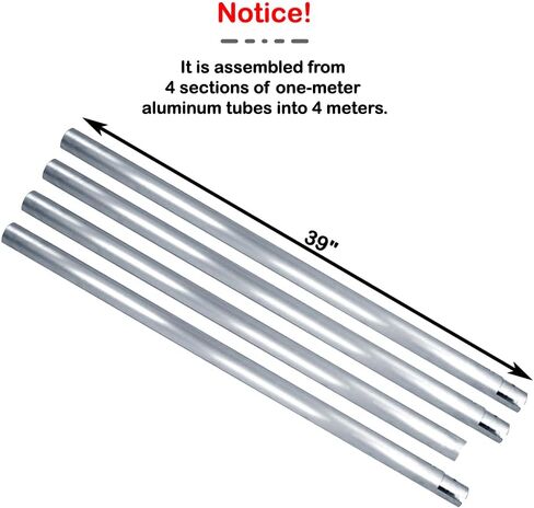 2M Metal Tube Crossbar for Manual/Electric Studio Roller Backdrop Wall Mount System,for Photography Background Support System in Kuwait