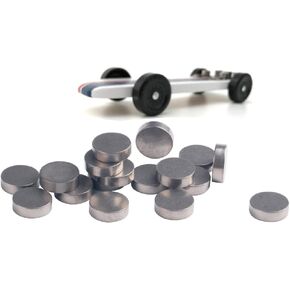 MUUNN Cylindrical Tungsten Weights for Pinewood Cars Derby,Bring Your Car to The 5 oz Limit and Make The Faster Pine Derby Car,10-Pack