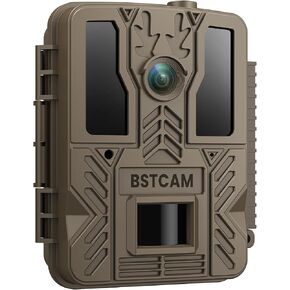 Trail Camera - 4K 32MP Hunting Game Camera 0.2s Trigger Time Deer Trail Camera Infrared Night Vision IP67 Waterproof Wireless Wide Angle Trail Camera for Outdoor Wildlife Monitoring in Saudi Arabia
