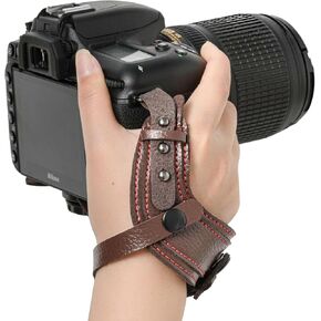 Camera Hand Strap, Secure Padded Camera Holder Wrist Strap for Canon Nikon Sony Fujifilm Olympus DSLR and Mirrorless, Camera wrist strap, Photographer Gifts.