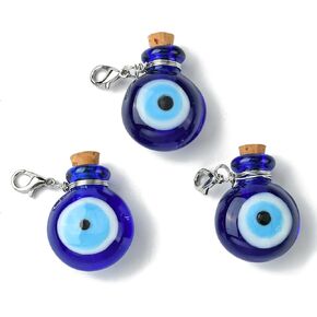 KitBeads 1 pc Natural Healing Stone Quartz Crystal Perfume Bottle Pendants Gemstone Charm Pendant for Jewelry Making Bullet Gold Color