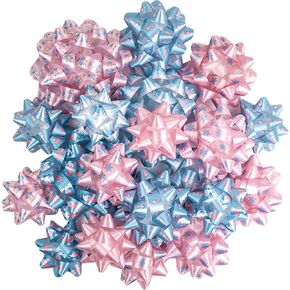 LeZakaa Silver Christmas Gift Bow Assortment (21 Bows in 3 Size) - Stanta Claus and Snowman Design - Perfect for Gift Wrapping, Party Favors, Decoration in Kuwait