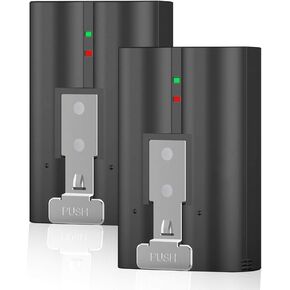YUELAN 2 Packs Rechargeable 3.65V Battery Compatible with Ring, for Video Doorbell 2/3/4, Video Doorbell 3 Plus,Stick Up Cam Battery (2nd & 3rd Gen) and Spotlight Cam Battery 6040mAh
