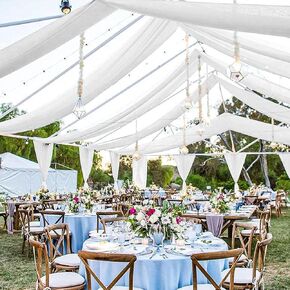 6 Panels White Ceiling Drapes for Wedding,5ftx10ft White Cheesecloth Fabric Ceiling Drapes Gauze Backdrop Drapes Curtain Tent Ceinling Drape for Weddings/Arch/Party/Ceremony/Stage(6 Pcs/5ftx10ft)
