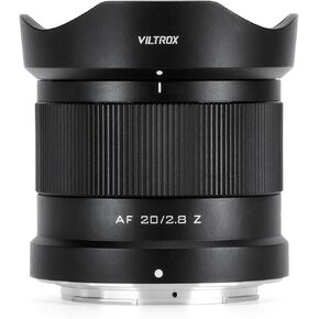 VILTROX 20mm f2.8 for Nikon Z, Z-Mount Full Frame STM Auto Focus Lens for Nikon Z Mount, Prime Wide Angle Lens for Z5 Z50 Z6 Z6Ⅱ Z7 Z7Ⅱ ZFC Z30 Z9 Z8