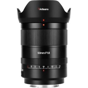 7artisans 50mm F1.8 Autofocus AF/MF Full Frame Portrait Camera Lens for Nikon Z-Mount Z6 Z7 Z6II Z7II Z9 Cameras, Support Facial Eye Recognition