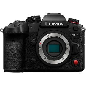 Panasonic LUMIX GH6, 25.2MP Mirrorless Micro Four Thirds Camera with Unlimited C4K/4K 4:2:2 10-bit Video Recording, 7.5-Stop 5-Axis Dual Image Stabilizer ? DC-GH6BODY (Renewed)
