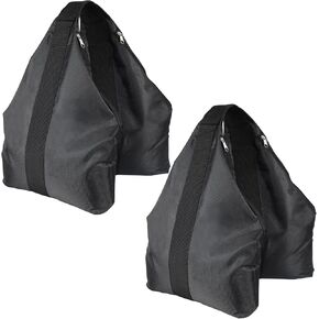 120LB Large Sandbags for Photography Set of 2, Heavy-Duty 1680D Oxford, Zipper Closure with Nylon Handle - Studio Video Stage Film Props Sandbag for Photography, Light Stands, Tripods, Boom Arms