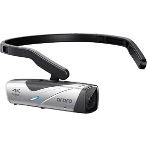 ORDRO EP8 Combo 4K Head-Mounted Video Camera, Ultra HD 4K 60FPS Camcorder Vlog Hands Free Wearable Camera, 2-Axis Gimbal Video Stabilizer