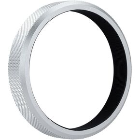 JJC AR-X100 Metal Lens Filter Adapter Ring for Fuji Fujifilm X100VI X100V X100F X100T X100S X100 Camera Attach 49mm UV ND CPL Filter & Fuji FLCP-49 Lens Cap, Replaces Fuji AR-X100 Adapter Ring, Black