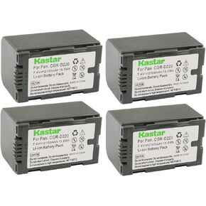 Kastar 2-Pack CGR-D16 Battery Replacement for Panasonic NV-RX33EG, NV-RX66EG, PV-DBP8, PV-DVP8-A, PV-DC152, PV-DC252, PV-DC352, PV-DV51, PV-DV52, PV-DV53, PV-DV73, PV-DV100, PV-DV100K, PV-DV101 Camera in Saudi Arabia