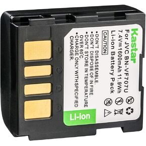 Kastar Battery Replacement for JVC BN-VF707 BN-VF707U BN-VF714 BN-VF714U BN-VF733 BN-VF733U GR-D250 GR-D350 GR-D370 GZ-DF420 GR-DF450 GR-DF470 GR-DF550 Everio GZ-MG20 GZ-MG30 GZ-MG40 GZ-MG50 GZ-MG70
