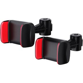 Portable Electronic Device Mount, 2 Pcs Phone Holder for Ring Light, Compatible with Smartphones, 360° Rotatable, for Tripods, Makeup, Video Conferencing