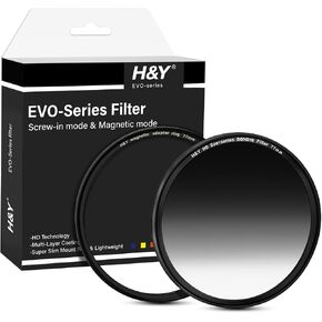 موازن H&Y EVO Series 82 مم GND16 4 موازن مرشح عدسة إيقاف متدرج برغي مرشح كثافة محايدة وفلتر عدسة مغناطيسي 2 في 1 مع حلقة محول مغناطيسي in Kuwait