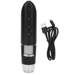 Scalp Detector, Wifi 500x Scalp Detectors Skin Hair Analyzer Detector for Women Man Skin Hair Scalp Detector Hair Diagnosis Analyzing High Definition Electronic Microscope Scalp Follicle Detector