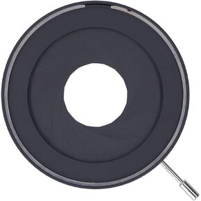 Lens Diaphragm, Adjustable Iris Aperture Diaphragm 2‑50mm Microscope Iris Adapter Aperture Adjustable Lens Diaphragm Optical Diaphragm for Camera Optical Instruments